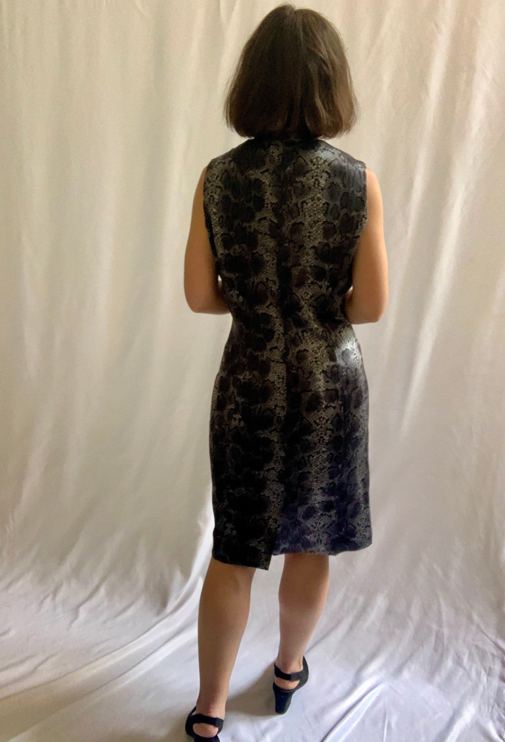 Snakeskin sales silk dress